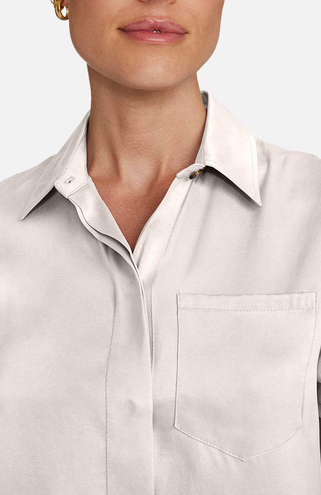 Women&rsquo;s Scrub Set: Cropped Button-Up Top & Pleated Wide Leg Pant, , large