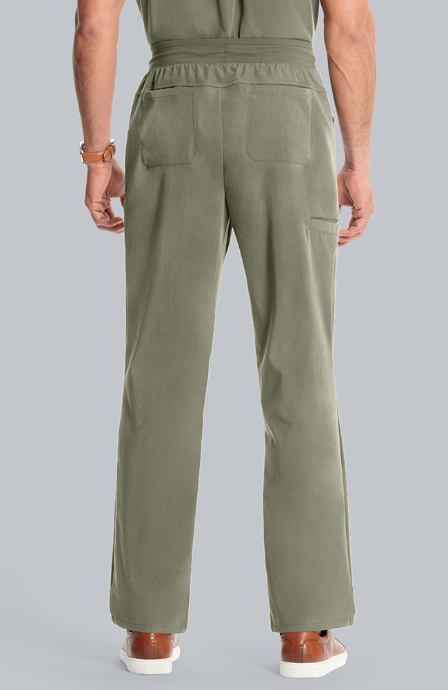 Men's Scrub Set: Vapor 3-Pocket Top &  Zephyr Straight Leg Pant, OLV Olive | olive, large
