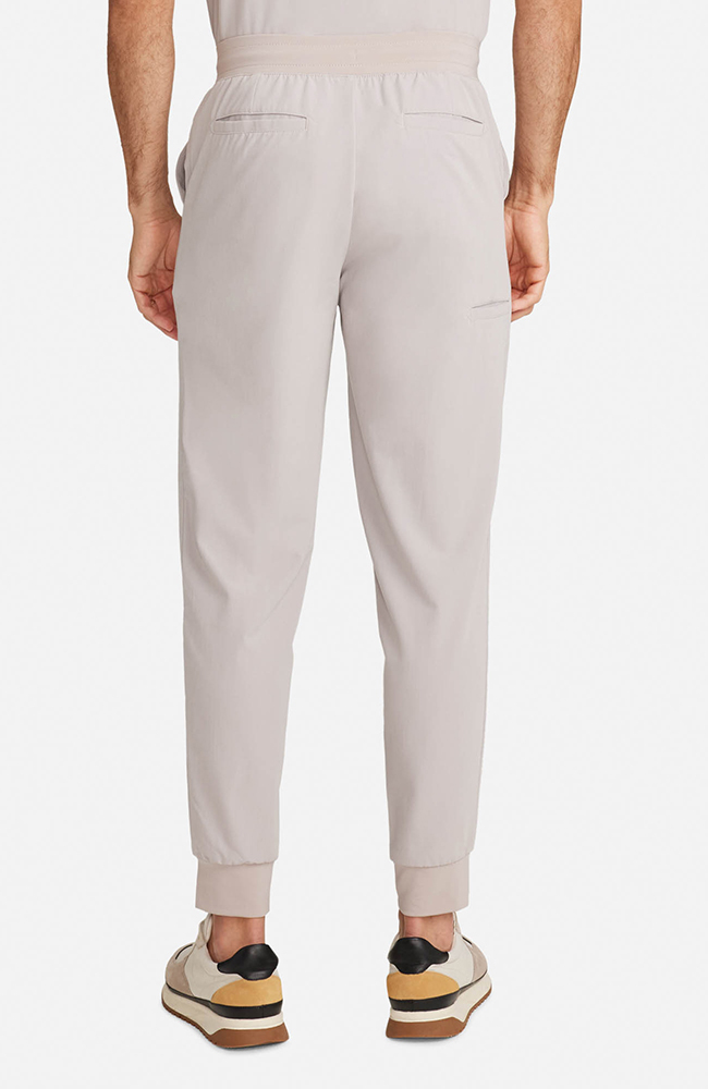 Men's Scrub Set: Vapor 3-Pocket Top &  Drift Jogger Pant, WMS Warm Stone | grey, large