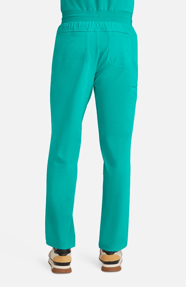Men's Zephyr 5-Pocket Straight Leg Scrub Pant, SGR Surgical Green | green, large