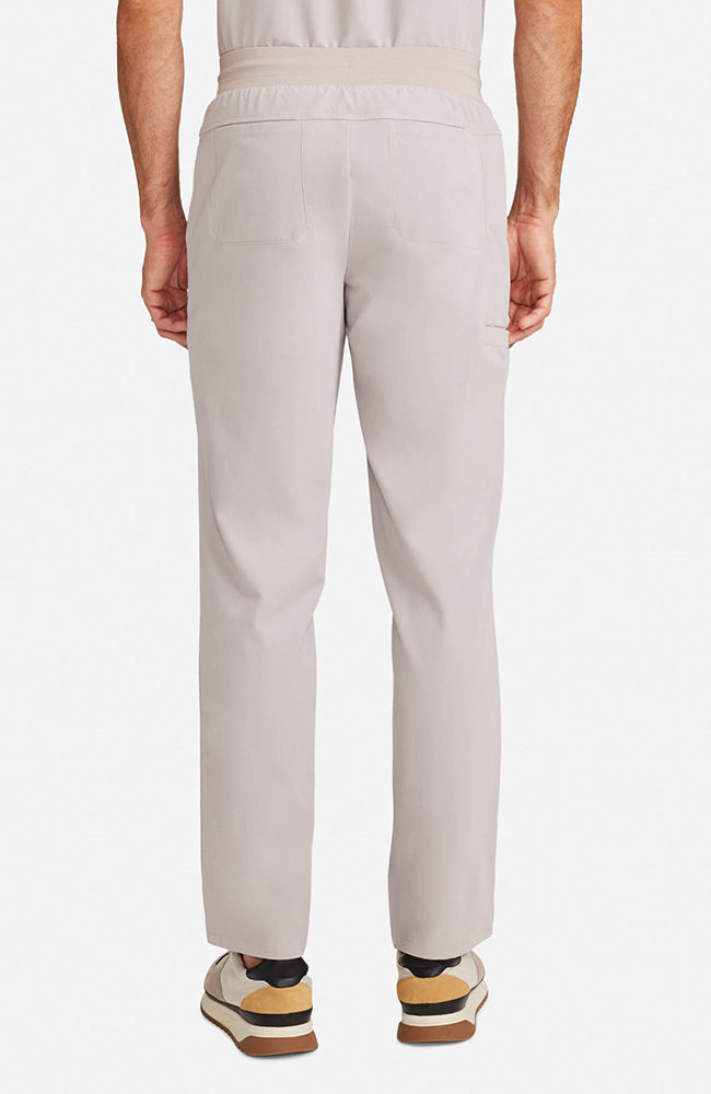 Men's Scrub Set: Vapor 3-Pocket Top &  Zephyr Straight Leg Pant, WMS Warm Stone | grey, large