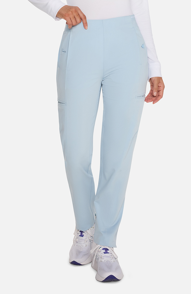 Women's Tapered Cropped Scrub Pant, ICB Ice Blue, large