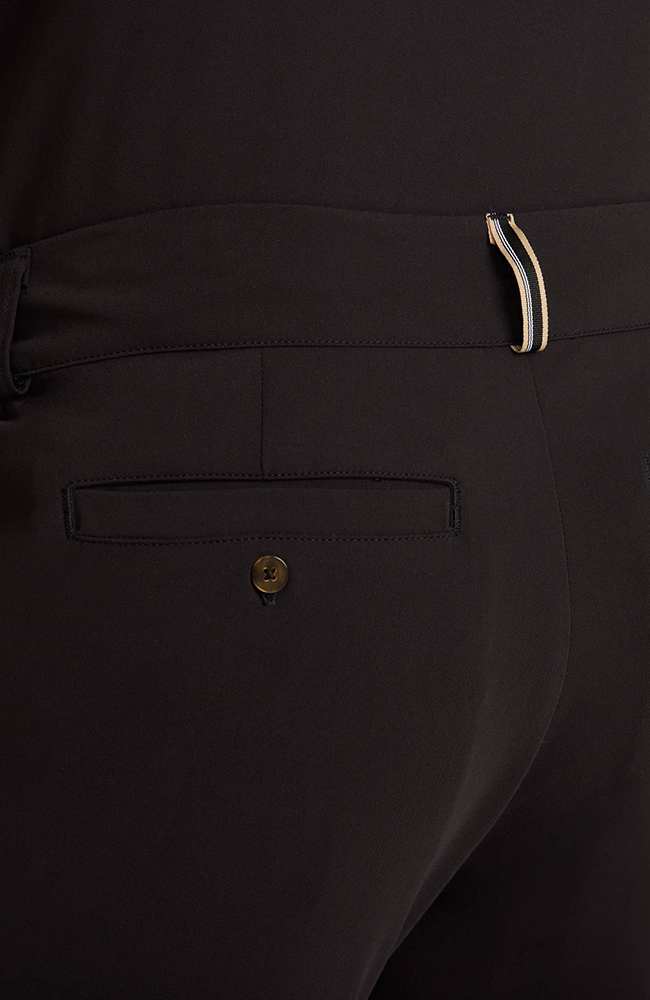 Men's Cuffed Trouser Scrub Pant, BLK Black | black, large