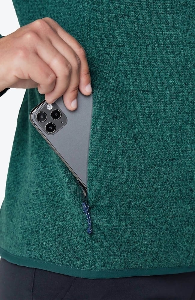 Women's Strata Sweater Fleece Jacket, JAD Jade | green, large