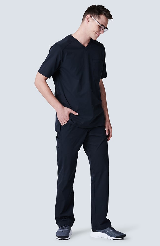 Men's Apex V-Neck Scrub Top, , large