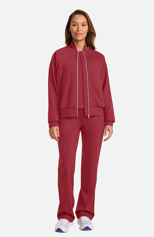 Women's Ponte Jacket, CHW Cherry Wood, large