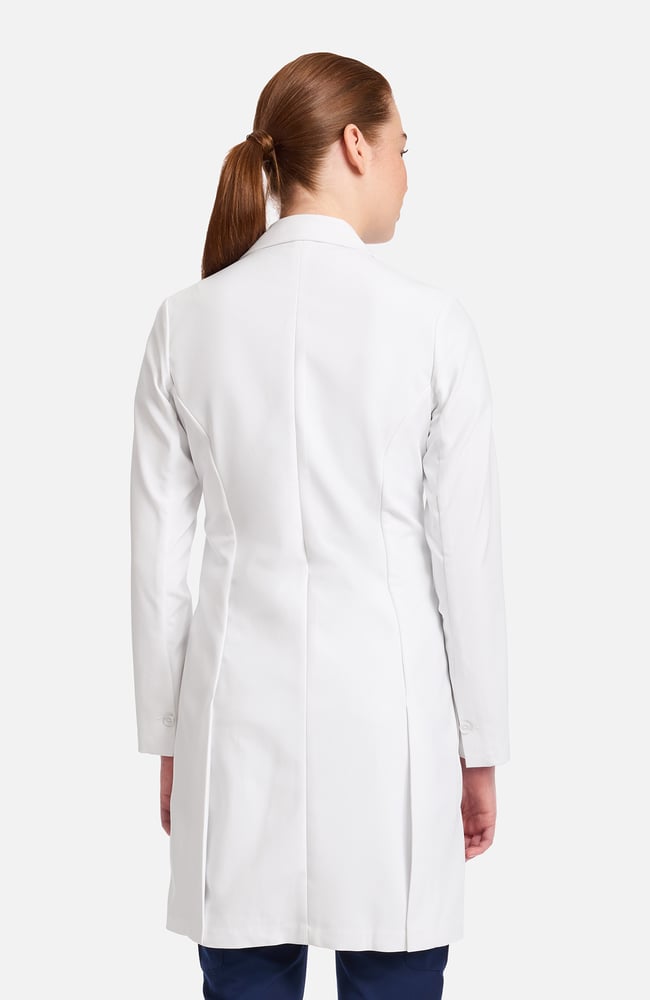Women's Marie 36&frac34;" Lab Coat, WHT White | white, large