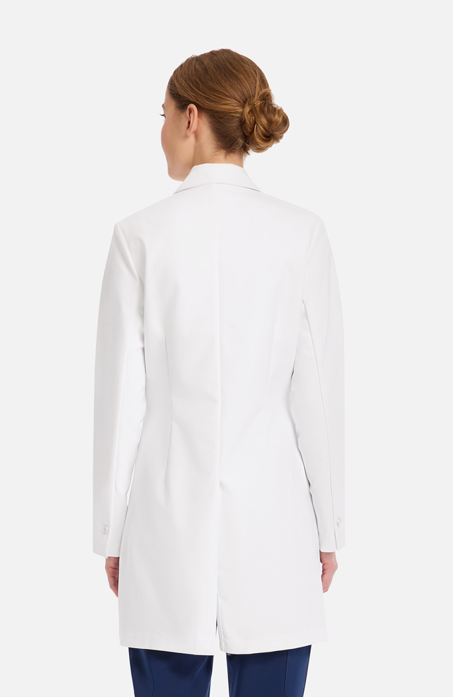 Women's Joycelyn 34" Lab Coat, WHT White | white, large