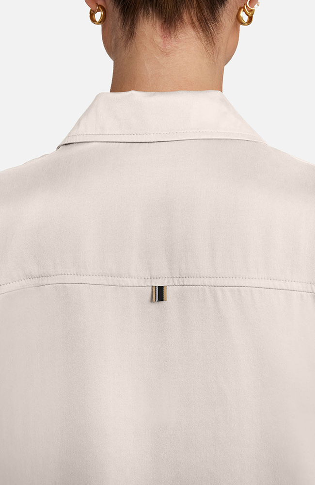 Women&rsquo;s Cropped Button-Up Scrub Top, , large