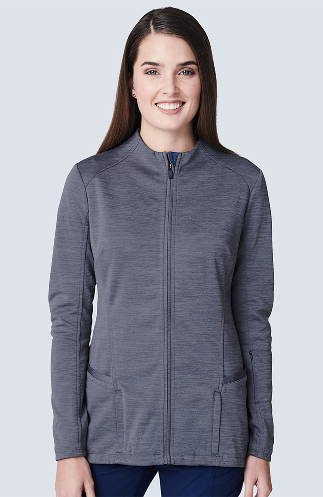 Women's Ionic Scrub Jacket, GRA Graphite | grey, large
