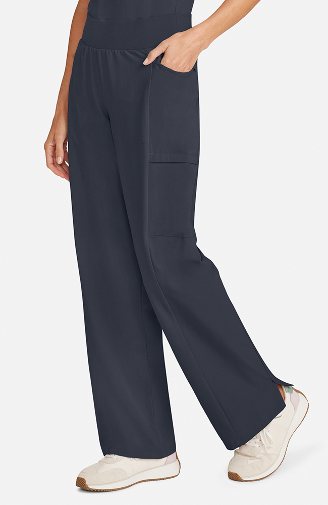 Women's Anemone 5-Pocket Straight Leg Scrub Pant, PWT Pewter | pewter, large