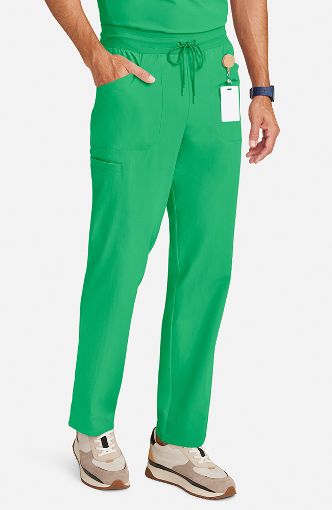 Men's Scrub Set: Vapor 3-Pocket Top &  Zephyr Straight Leg Pant, SGR Surgical Green | green, large