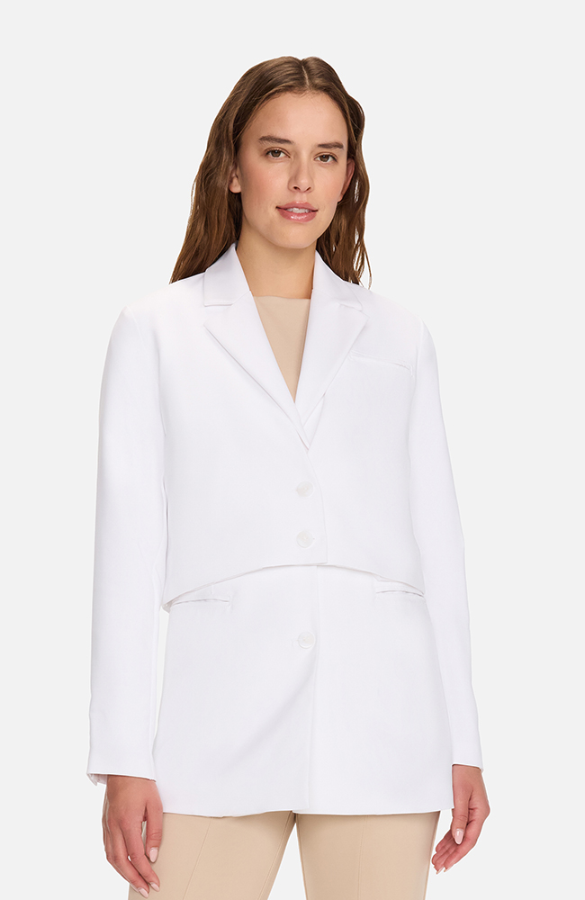 Women's 29" Convertible Blazer, WHT White | white, large