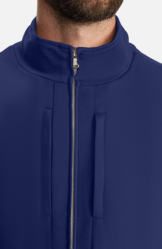 Men's Ponte Track Jacket, NAV Navy, large
