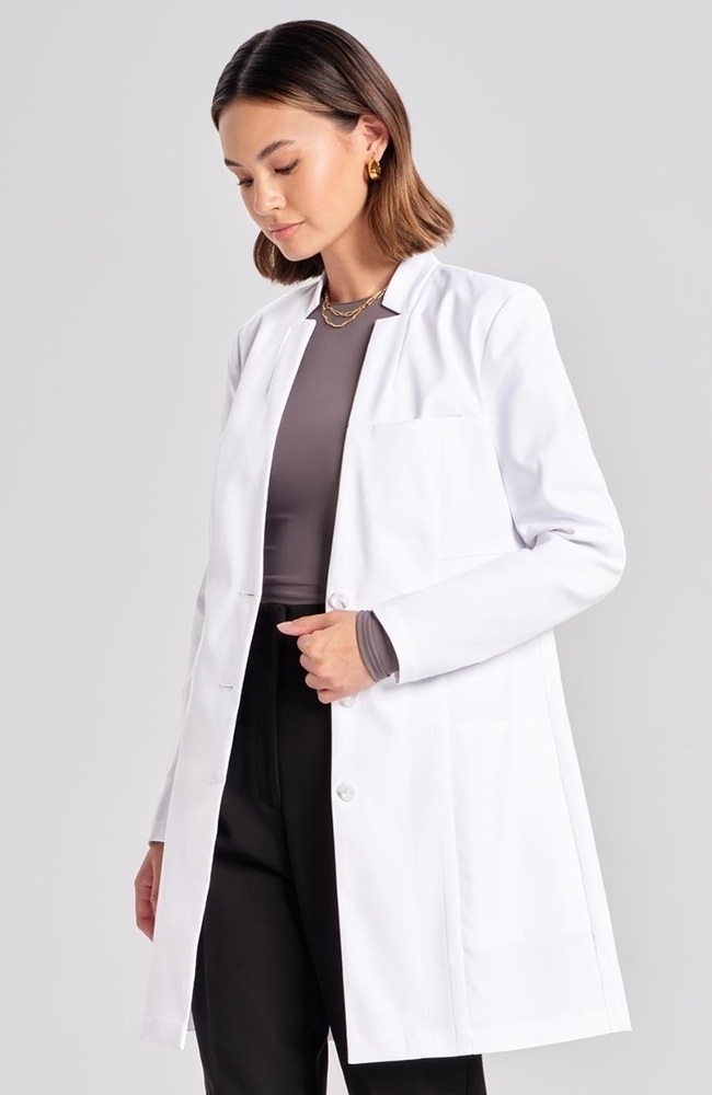 Women's Anandi Slim Fit 4-Pocket 34 3/4" Lab Coat, , large