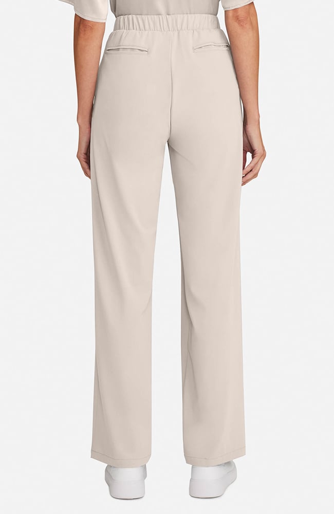 Women&rsquo;s Scrub Set: Cropped Button-Up Top & Pleated Wide Leg Pant, , large