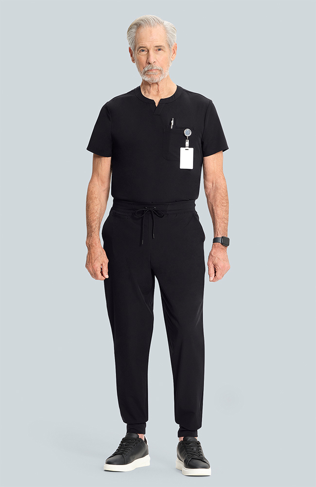 Men's Scrub Set: Cirrus Split Neck Top & Drift Jogger Pant, , large