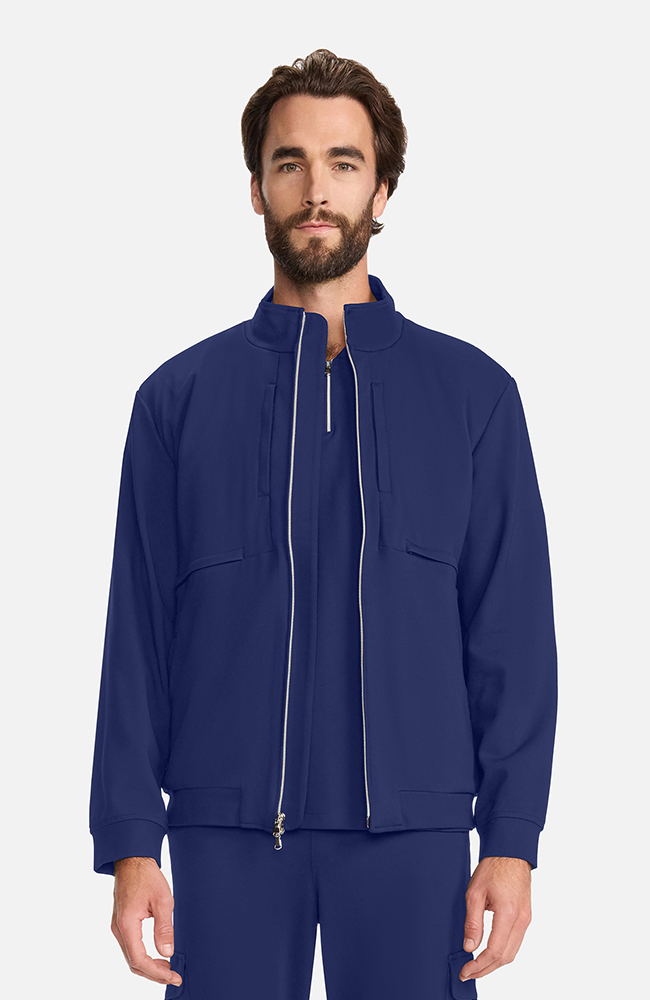 Men's Ponte Track Jacket, NAV Navy, large