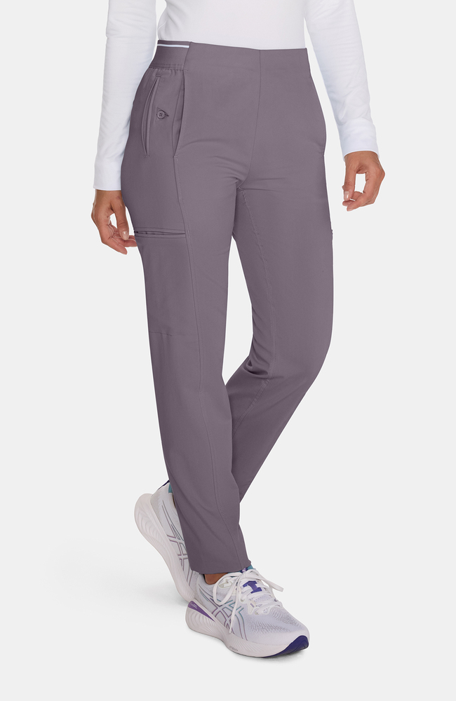 Women's Tapered Cropped Scrub Pant, MIN Mink, large
