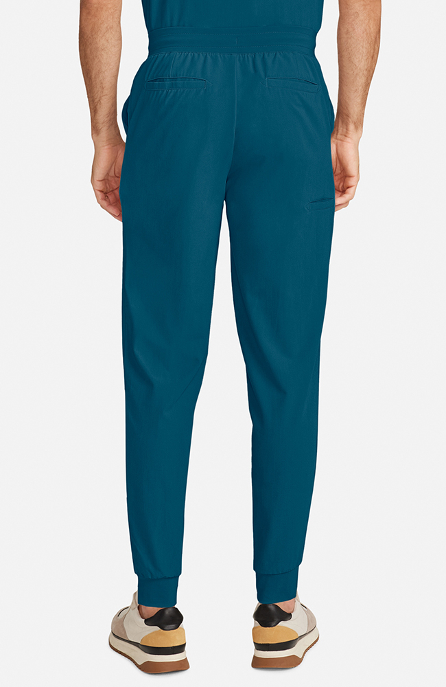 Men's Scrub Set: Vapor 3-Pocket Top &  Drift Jogger Pant, CAR Caribbean Blue | caribbean blue, large