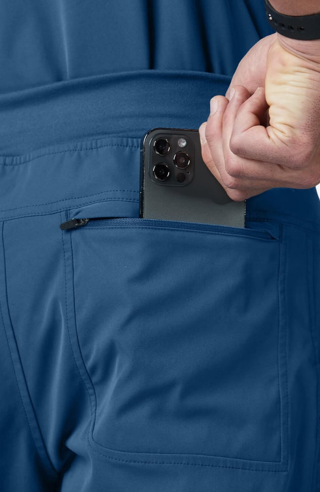 Men's Ascent Jogger Scrub Pant, OCE Ocean | blue, large