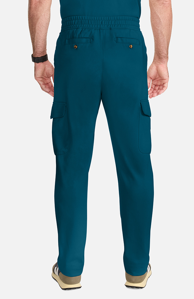 Men's Ponte Cargo Scrub Pant, CAR Caribbean Blue, large