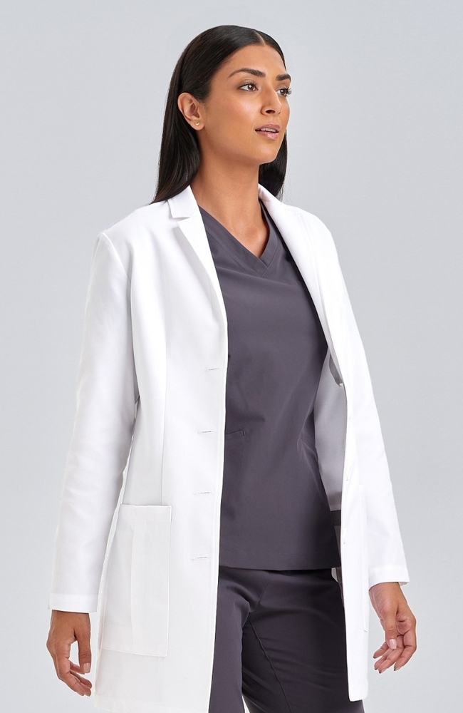 Women's G. Cori 33½" Lab Coat, WHT White, large