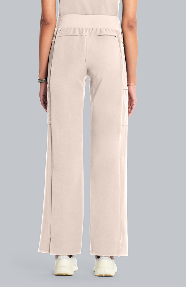 Women's Scrub Set: Flora 3-Pocket Top & Anemone Straight Leg Pant, TAT Toasted Tan, large