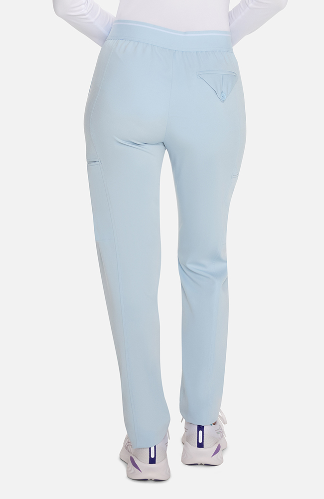 Women's Tapered Cropped Scrub Pant, ICB Ice Blue, large