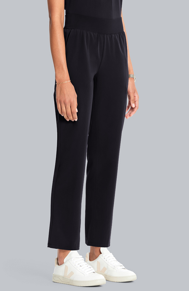 Women's Scrub Set: Flora 3-Pocket Top & Straight Leg Ankle Pant, , large