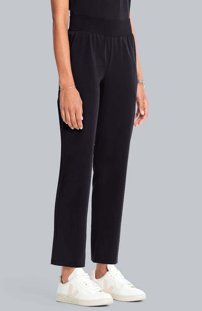 Women's Scrub Set: Flora 3-Pocket Top & Straight Leg Ankle Pant, , large