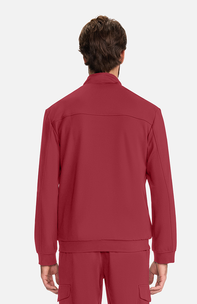 Men's Ponte Track Jacket, CHW Cherry Wood | red, large