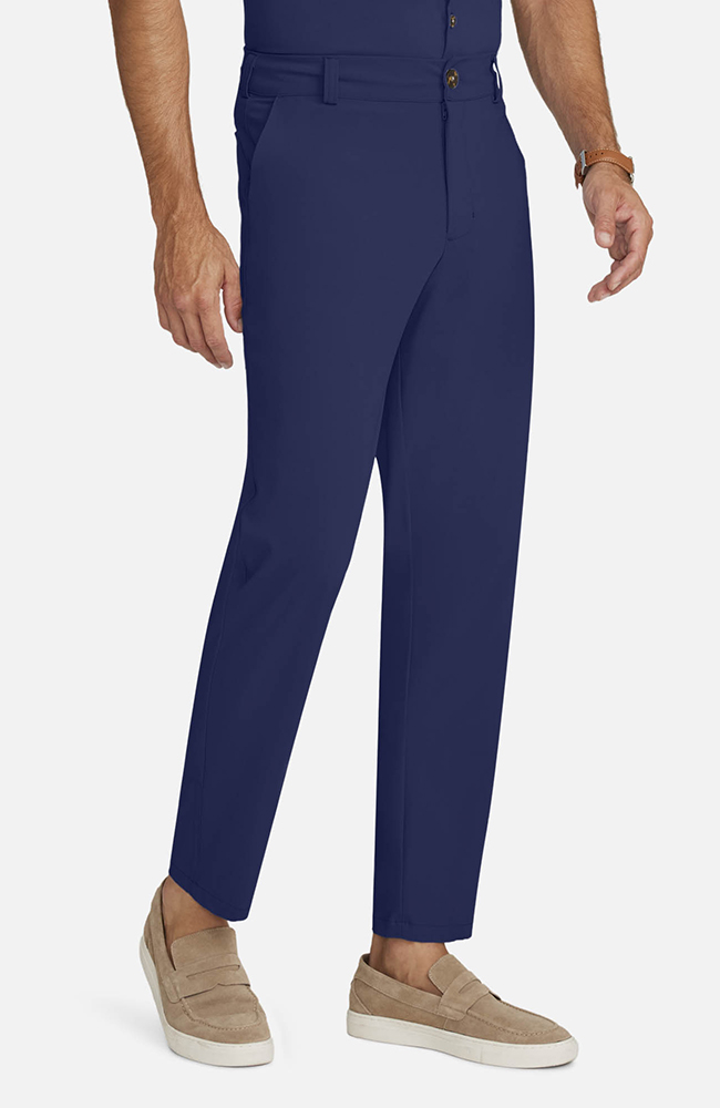 Men's Cuffed Trouser Scrub Pant, NAV Navy | navy, large