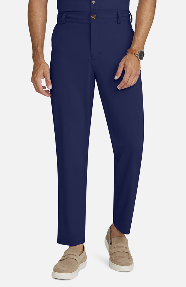 Men's Cuffed Trouser Scrub Pant, NAV Navy | navy, large