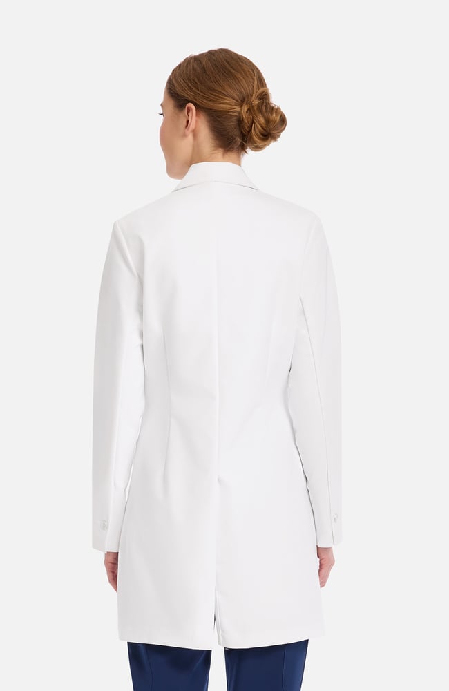 Women's Joycelyn 34" Lab Coat, WHT White | white, large