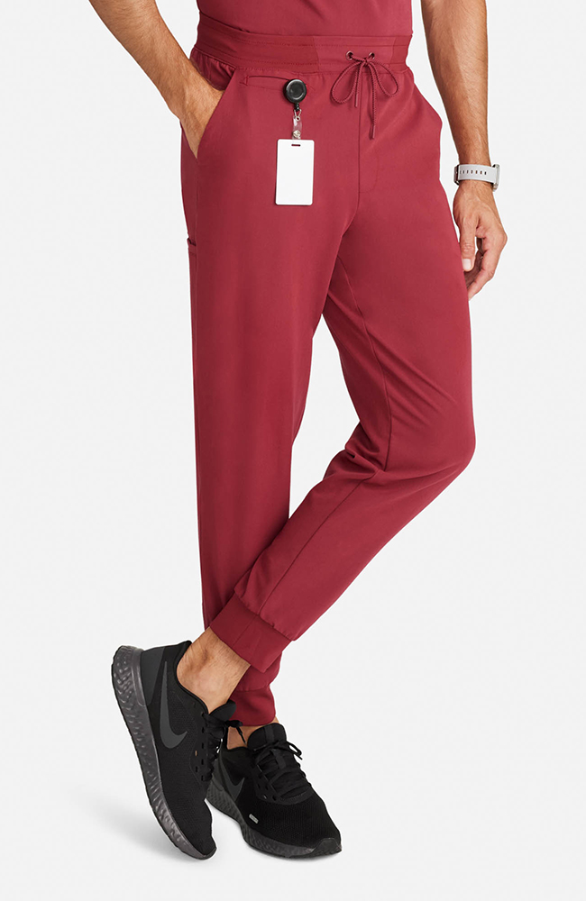 Men's Drift 6-Pocket Jogger Scrub Pant, CHW Cherry Wood | red, large