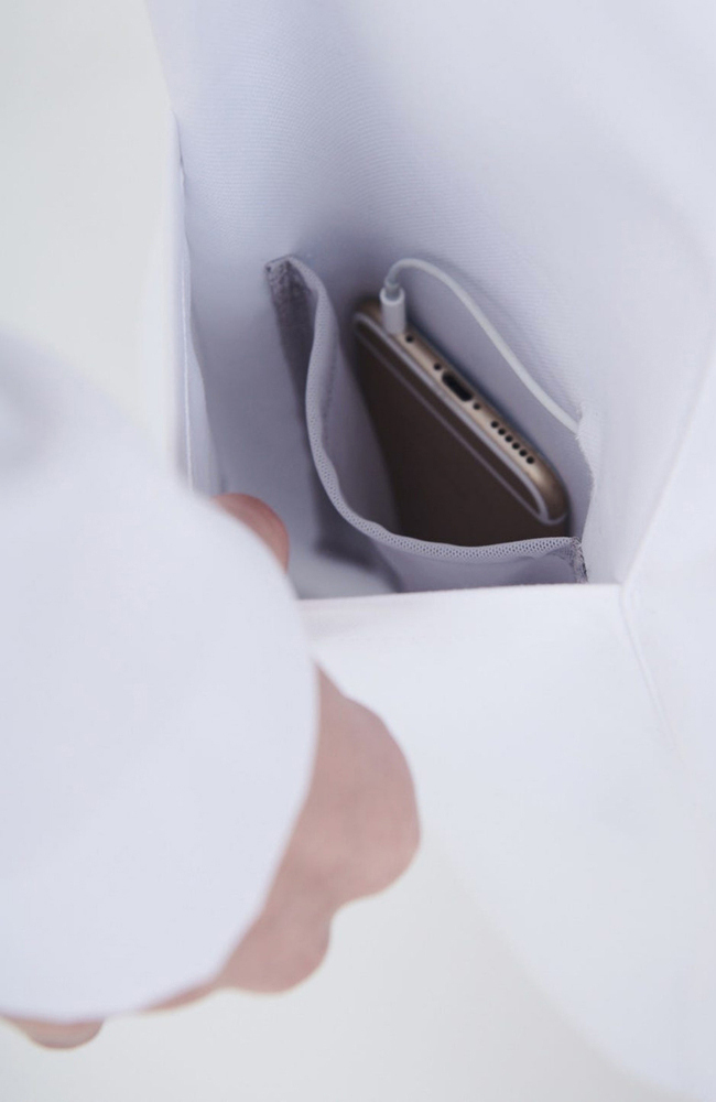 Women's Vandi 34&frac12;" Lab Coat, WHT White | white, large