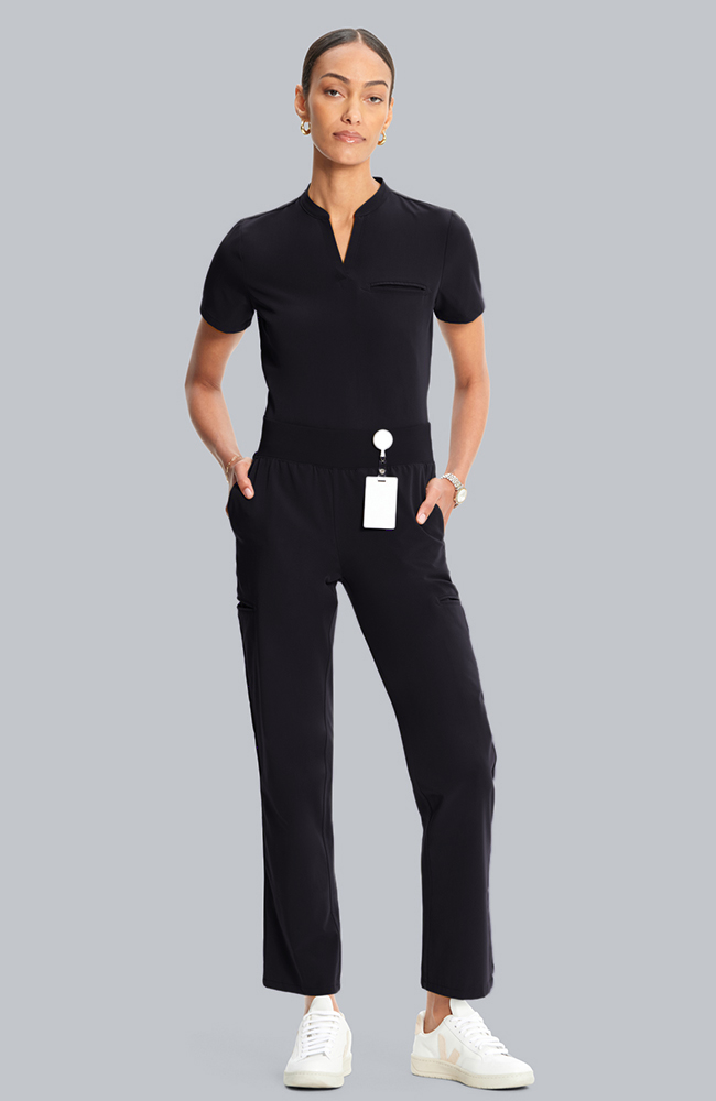 Women's Scrub Set: Taiga Welt Pocket Top & Straight Leg Ankle Pant, , large
