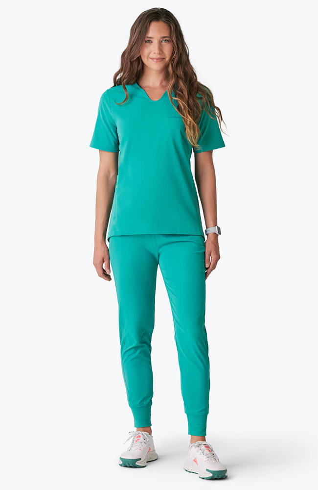 Women's Helio Jogger Scrub Pant, SUR Surgical Green, large
