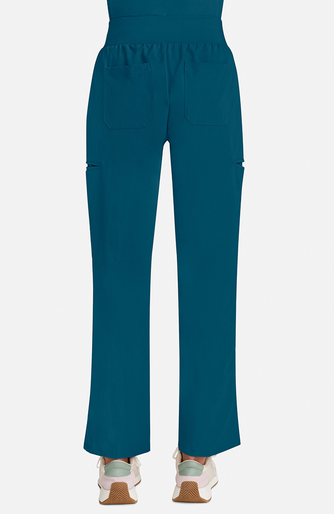 Women's Straight Leg Ankle Scrub Pant, CAR Caribbean Blue | caribbean blue, large
