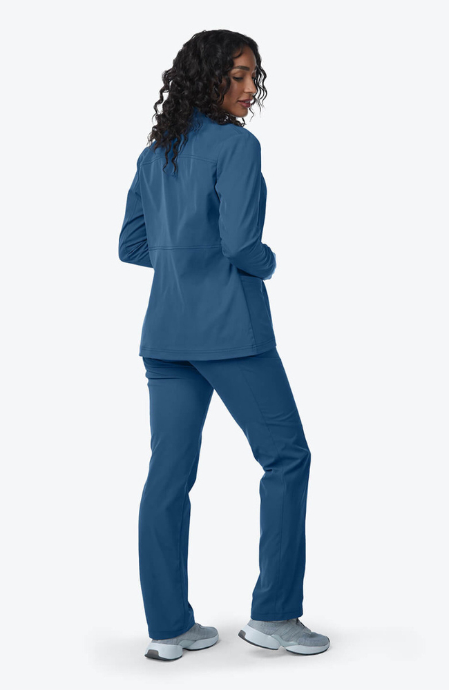 Women's Kinetic Scrub Jacket, OCE Ocean, large