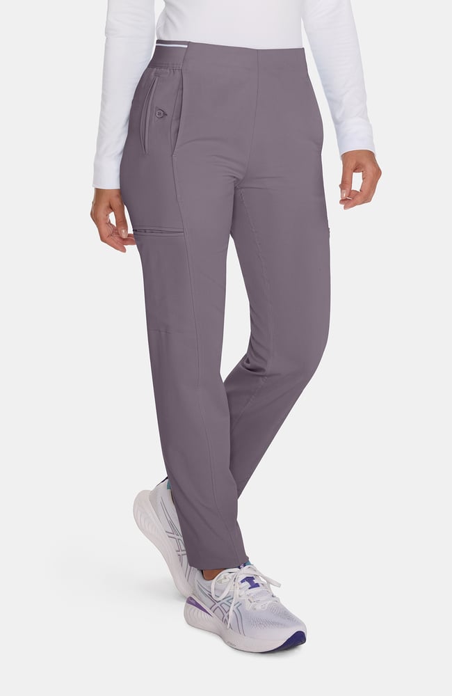 Women's Tapered Cropped Scrub Pant, MIN Mink | grey, large