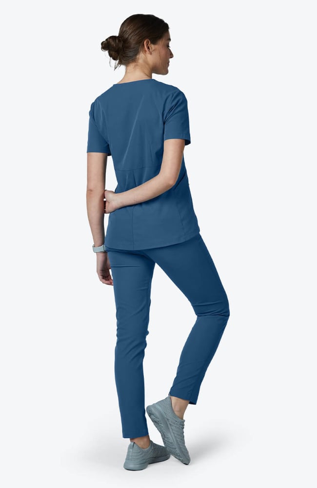 Women's Pixel 4 Pocket Scrub Pant, OCE Ocean | blue, large