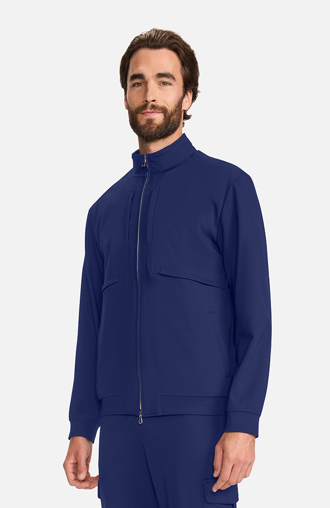 Men's Ponte Track Jacket, NAV Navy, large