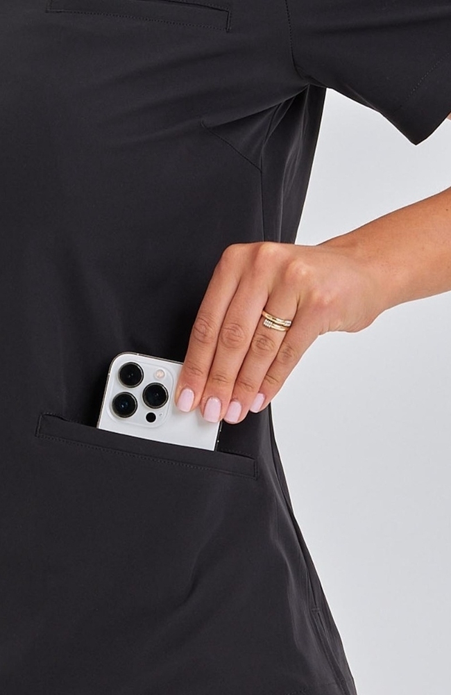 Women's Calyx V-Neck Scrub Top, , large