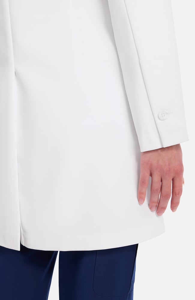 Women's Joycelyn 34" Lab Coat, WHT White | white, large