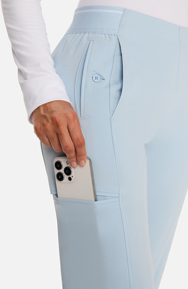 Women's Tapered Cropped Scrub Pant, , large