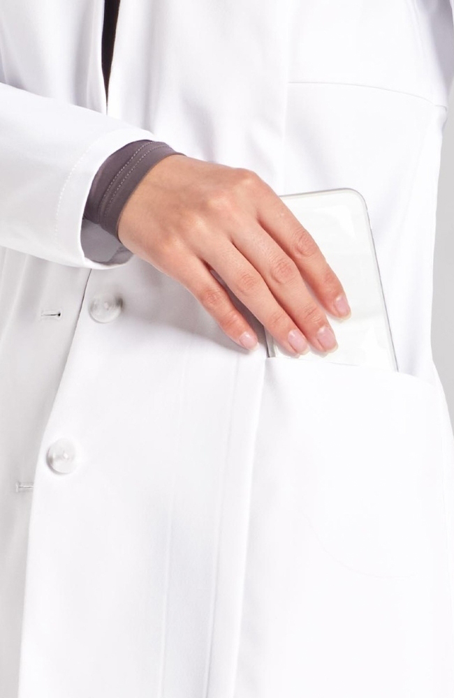 Women's Anandi Slim Fit 34¾" Lab Coat, , large
