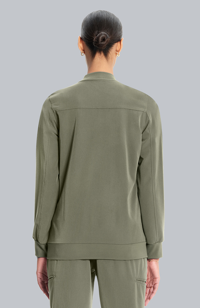 Women's Savannah 5-Pocket Scrub Jacket, OLV Olive | olive, large