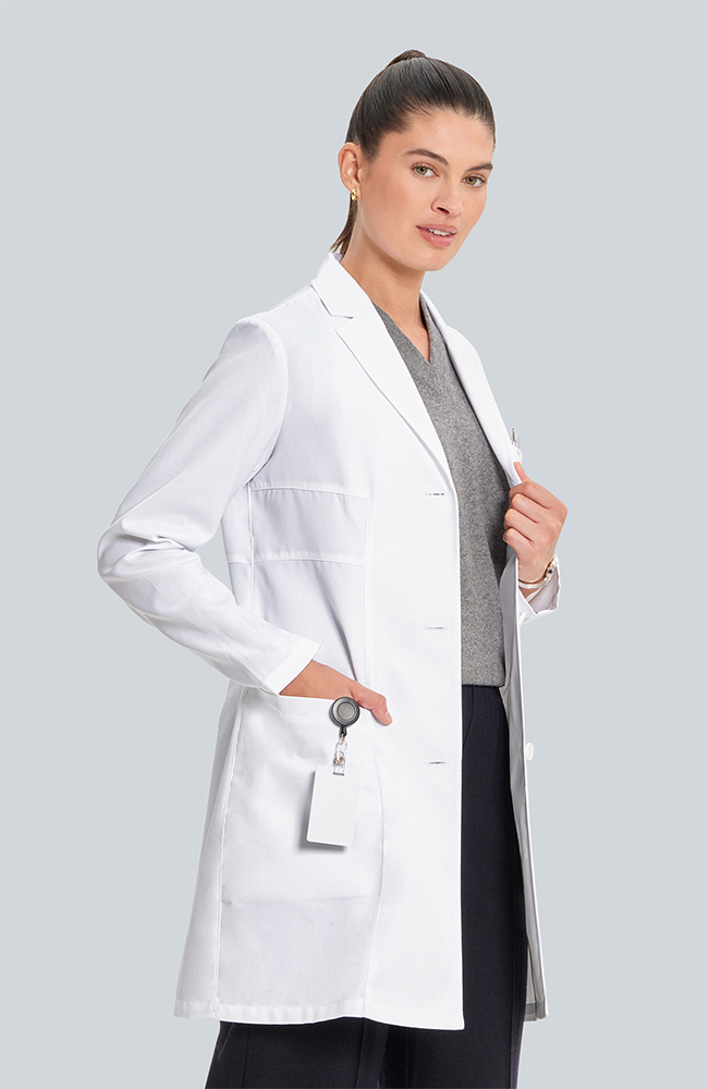 Women's Vandi 34&frac12;" Lab Coat, WHT White | white, large